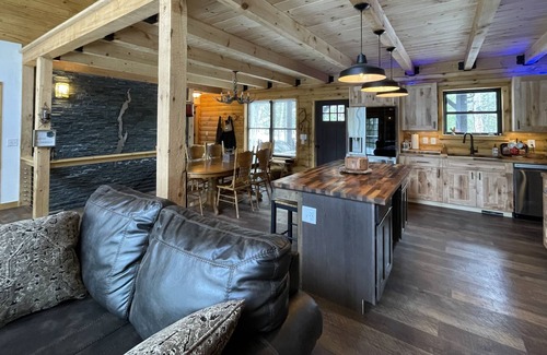 Putnam Station House | NEW Northern Lake George custom home with indoor, inground heated pool