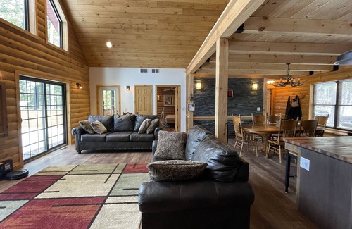 Putnam Station House | NEW Northern Lake George custom home with indoor, inground heated pool