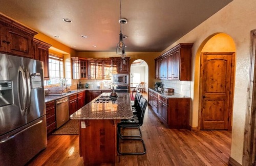 Colorado Springs House | NEW! Pikes Peak View with Pool Table & Movie Room