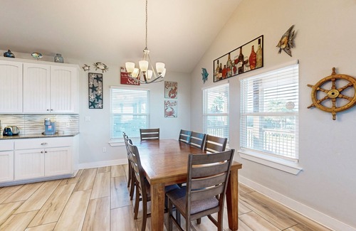 Leeward Sands House | New Port Aransas Home with WiFi & Bay Views - Near Community Park & Pool