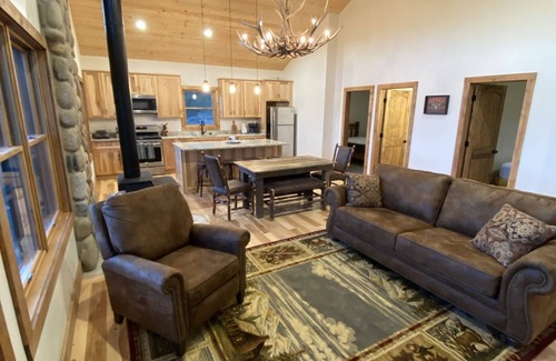Almont Cabin | New! Premier 3 bedroom cabin in Taylor Park. Base of the Collegiate Mountains.