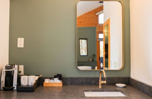 Whittier Apartment | NEW! Romantic Spa Suite with Fireplace & Den