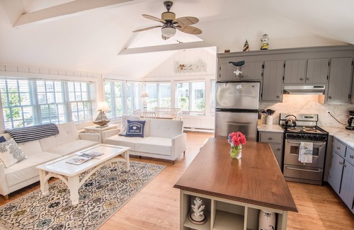 Mashpee House | New Seabury Beach Cottage with stunning ocean views, steps to private beach
