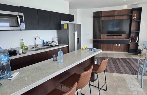 Bucerias Condo | New spacious 2-bedroom 3 bath condo in Playa Bucerías with Ocean Pool gym, WiFi
