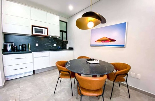 Luis Donaldo Colosio Apartment | New Studio at 5th Ave w/Pool+Gym Steps to Beach
