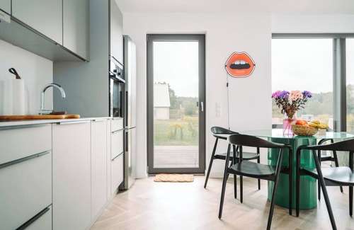 Mirow Apartment | New, top modern and stylish vacation apartment on the kl. Lake near Mirow in a dream location