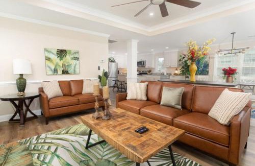 Crescent Beach House | New Tropical Getaway with Pool, Games, Steps 2 Beach by myBeach Vacation Rentals