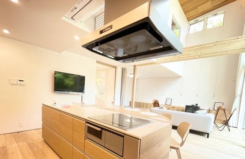 Kitasaku-gun House | New villa Open space with vaulted ceilingLuxury / Kitasaku-gun Nagano