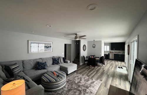 Kalkaska House | Newley renovated waterfront home with private beach area