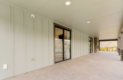Orondo House | Newly built home with mountain & lake view, great deck, pool, marina & clubhouse