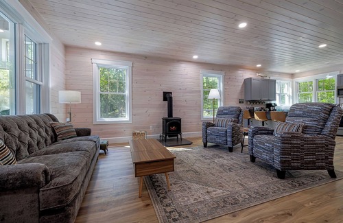 Franklin House | Newly constructed cabin on your own secluded 8-acre island.