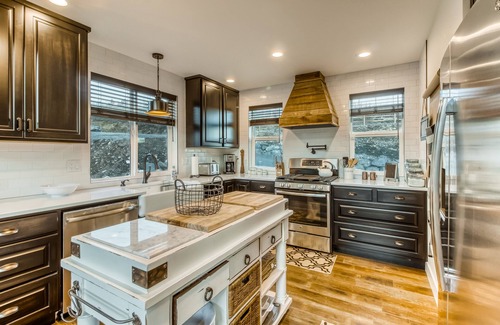Willow Point House | Newly constructed lakefront home w/private pool, boat dock, & wrap-around deck