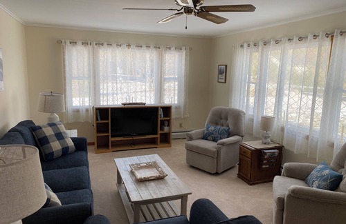 North Creek House | Newly furnished ranch style home within 5 miles of Gore Mtn Ski Center