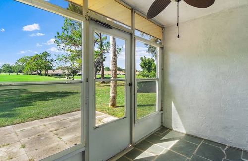 New Port Richey Condo | Newly furnished 2-beds condo w/golf course view!