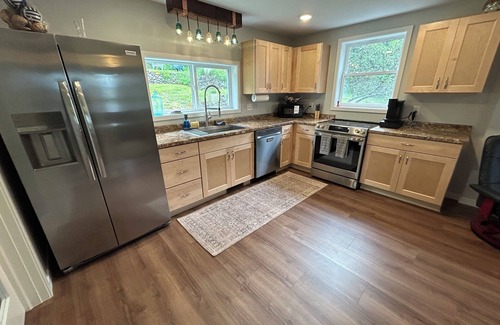 Houghton House | Newly remodeled cozy 3BR/1BA home on a hill, minutes from town.
