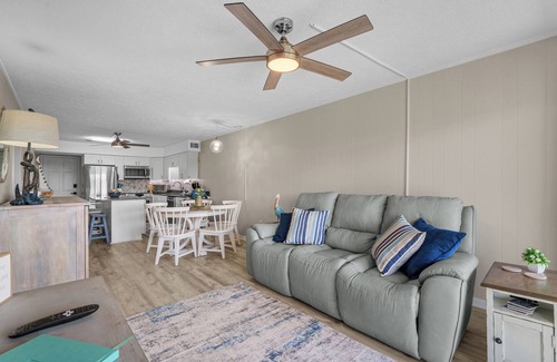 North Myrtle Beach Condo | Newly Renovated! Beachfront Condo in Cherry Grove, Newly Furnished Beachfront Condo