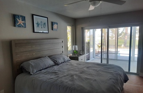 The Dunes House | Newly renovated 2024. Located on golf course with a lake view and pool.