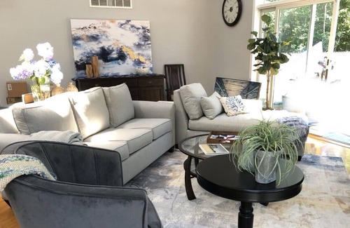Quogue House | Newly Renovated Contemporary Pool, Tennis, Sauna! Escape to Tranquility