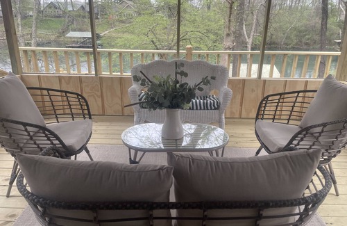 Wilburn House | Newly renovated house on Little Red River. Deck overlooking dock with boat slip!