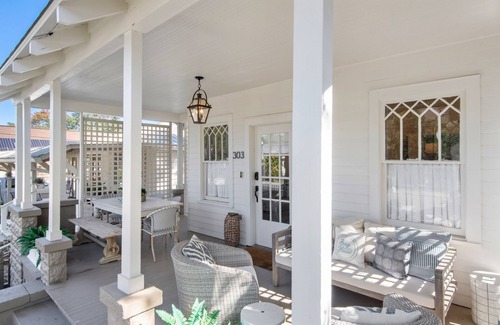 Old Town Cottage | Newly Renovated Historic Cottage in Olde Town BSL-One Block from Beach & Dining