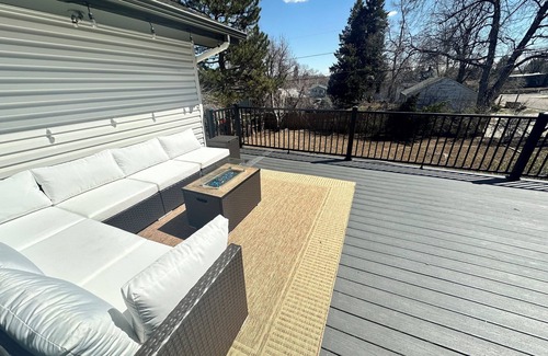Littleton House | Newly Renovated Home with firepit and office 5 mins from Main St dining & shops