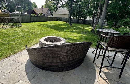 Center House | Newly renovated single-family home with firepit, patio, and pet-friendly yard!