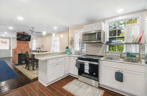 Montgomery House | Newly renovated Victorian home with beautiful features in quiet neighborhood.