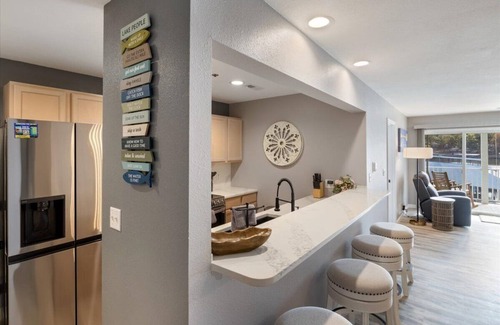 Sunrise Beach Condo | Newly Updated, Amazing Views, Boat Slip & Heated Pool