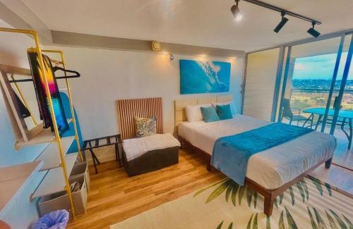 Waikiki Apartment | Newly upgrade King bed oceanview 3303
