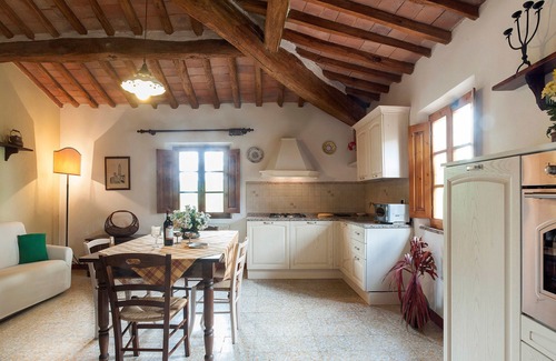 San Gimignano Apartment | Nice apartment for 4 people with A/C, pool, WIFI, pets allowed, panoramic view and parking