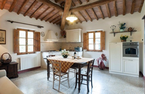 San Gimignano Apartment | Nice apartment for 4 people with A/C, pool, WIFI, pets allowed, panoramic view and parking