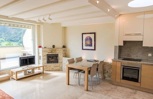Leukerbad Apartment | Nice apartment for 4 people with WIFI, TV and terrace
