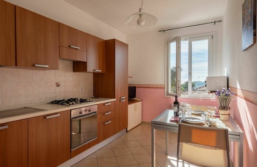 Pietrabruna Apartment | Nice apartment for 2 guests with pool, WIFI, TV, patio and panoramic view