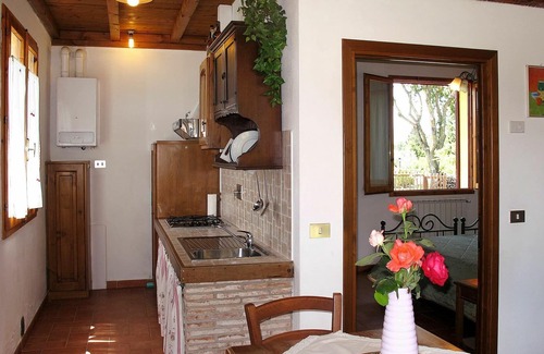 Pian di Sco House | Nice apartment in villa for 3 guests with pool, WIFI, TV, patio and parking