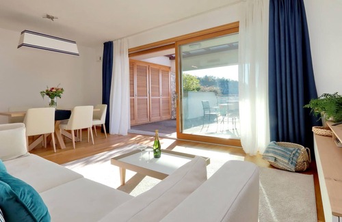 Portopiccolo Apartment | Nice apartment with sea view, located a few hundred meters from the sandy beach.