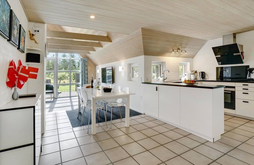 Houstrup House | Nice home in Nørre Nebel with sauna
