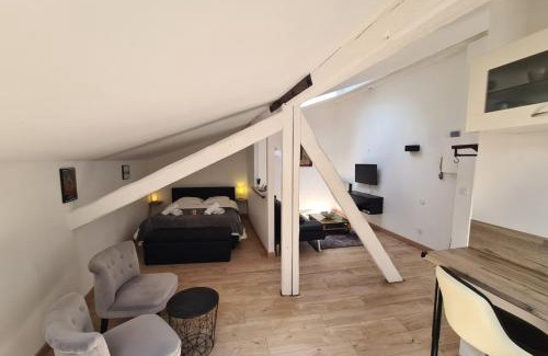Marengo - Jolimont Apartment | Nice studio under the roof ideal for 2 in Toulouse