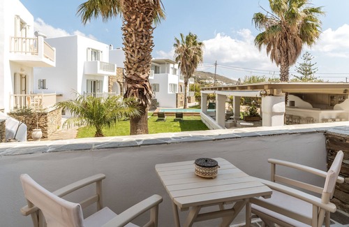 Kionia Apartment | 'Ninemia Suites Tinos Superior 102' with Shared Pool, Wi-Fi and Air Conditioning