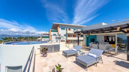 Nuevo Vallarta House | Nitta 2 bedroom Fantastic ocean Views with dipping pool and huge Deck
