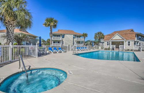 Cherry Grove Beach Apartment | NMB Condo Walk to the Beach or Use the Pool!