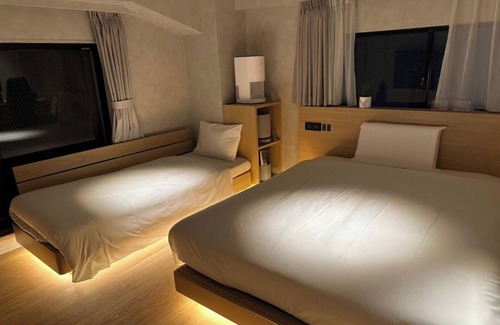 Tenjin Hotel | Nonsmoking Deluxe double room with balcony R/Fukuoka Fukuoka