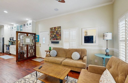North-Central House | North Central, 30-Day Rental Home w/Double Porches, Garden Patio, and Free WiFi