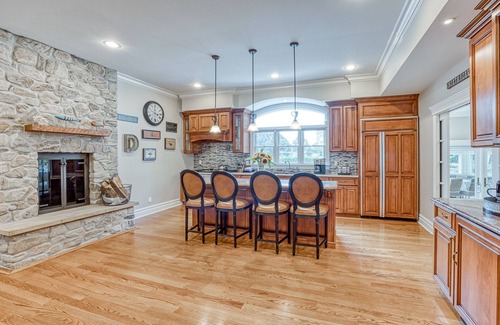 Peconic House | North Fork Family Villa- large family home with fenced in pool