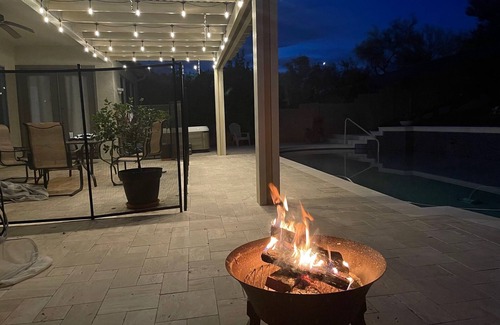 Tramonto House | North Phoenix oasis with heated saltwater pool.