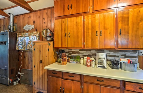Lake George Cabin | Northern Michigan Lake House w/Boat Dock + Kayaks