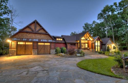 Blairsville House | Nottely Island Retreat - Luxury Retreat - Lake Views, Outdoor Kitchen, Firepit, Hot Tub, Game Room, Boat Ramp and Private Dock -