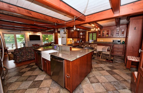 Eidelweiss Village House | Now Accepting 3 Night Stays - Waterfront w/Firepit, Hot Tub & Boats
