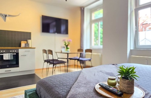 Johannesvorstadt Apartment | NUWILU TWO - WELLBEING APARTMENT in the heart of Erfurt - Magenta TV- Netflix - Disney