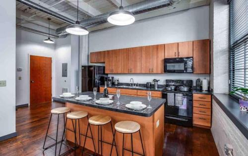 Rochester Apartment | NY Style Loft with KingBed