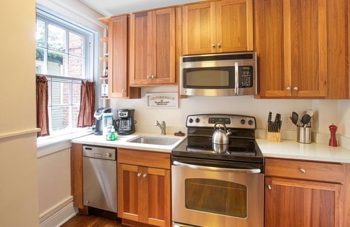 Historic Downtown Savannah Apartment | Oasis Overlooking Forsyth Park w/Private Balcony & Parking by Lucky Savannah